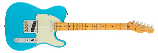Fender Am Pro Ii Telecaster Miami Blå, Maple Fingerboard