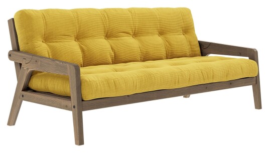 Karup Design Grab Sovesofa, Brunlakkert furu, Honey 1727941-18-0 1727941-16-0