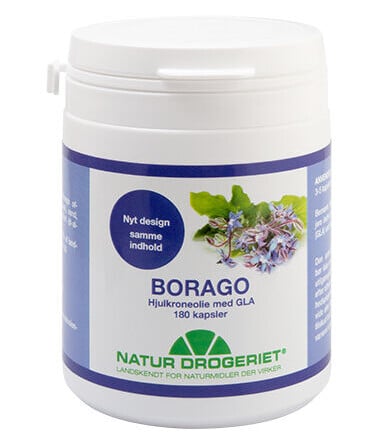 Natur Drogeriet Natur-Drogeriet Borago Hjulkroneolie 180 Kapslar