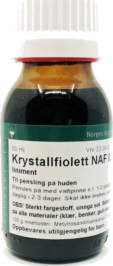 NAF Krystallfiolett NAF liniment 0,1%, 60 ml