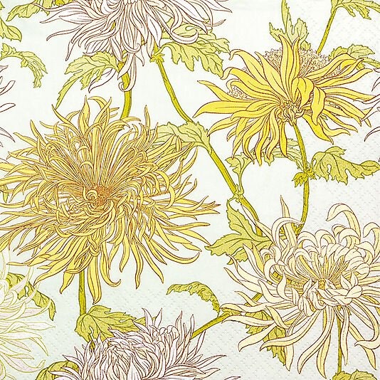 Daybyday servietter 33x33cm chrysanthemum