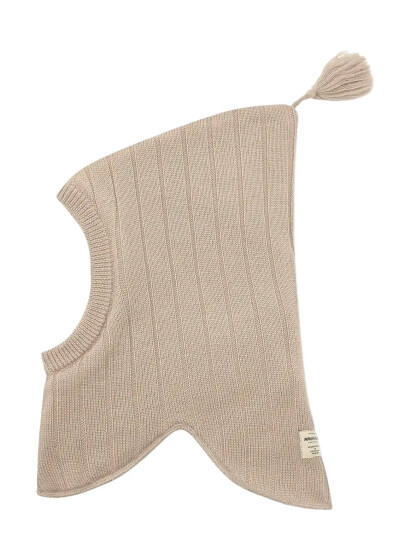 MINI A TURE Matjuel Fleece Lined Hood. Rws - Beige - 6-12M
