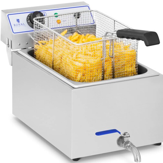 Royal Catering Elektrisk frityrkoker  1 x 17 L  perfekt til fisk 10010421