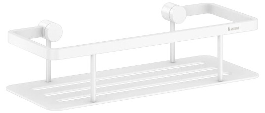 Smedbo sidelinje dusjkurv, matt hvit, 250x103 mm, høyde 60 mm