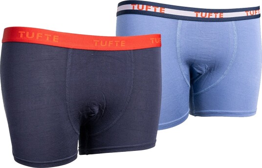 Tufte Boys Boxers 2PK Blå 98-104 Tufte Boys Boxers 2PK Blå 98-104