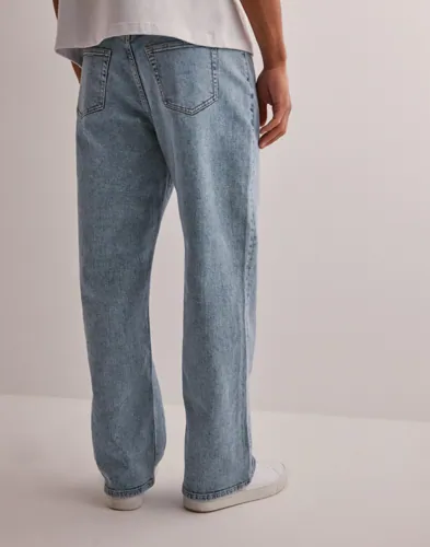 Que Sera Sera Luke Loose denim Loose fit jeans Blå