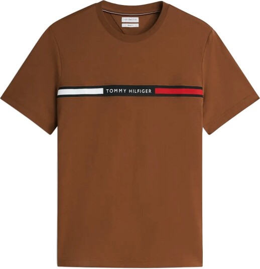 Tommy Hilfiger Hilfiger Chest Insert Tee Brown M