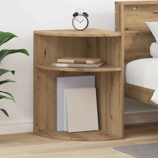 vidaXL Avlastningsbord Artisan Eik 39,7 x 39,7 x 60 cm Konstruert tre