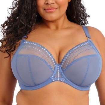 Elomi BH Matilda Underwired Plunge Bra Blå L 80 Dame