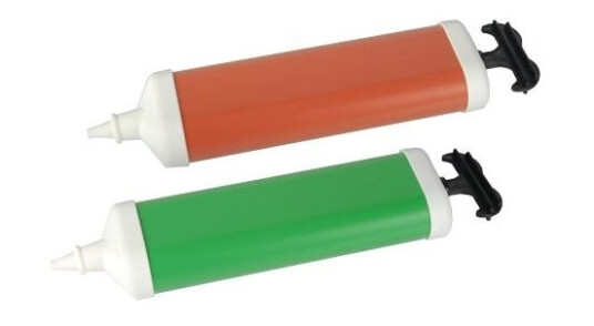 Papstar 18634, Luftpumpe (Hånddrevet), Gummibåt, Assorterte Farger, Plastikk, 260 Mm, 60 Mm