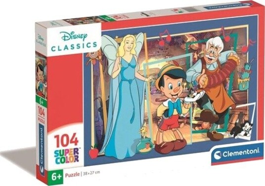 Clementoni Puzzle Pinocchio 104 pieces 2D Puslespill