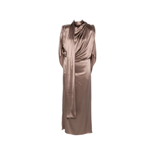 Mugler Dame Kjoler Brun S, Mugler Dame Kjoler Brun S,
