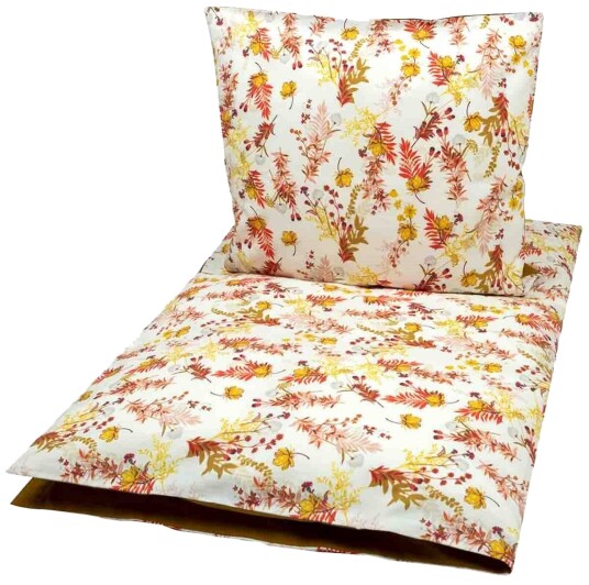 Müsli Baby sengetøy 70x100 cm 100% økologisk bomull Blomster