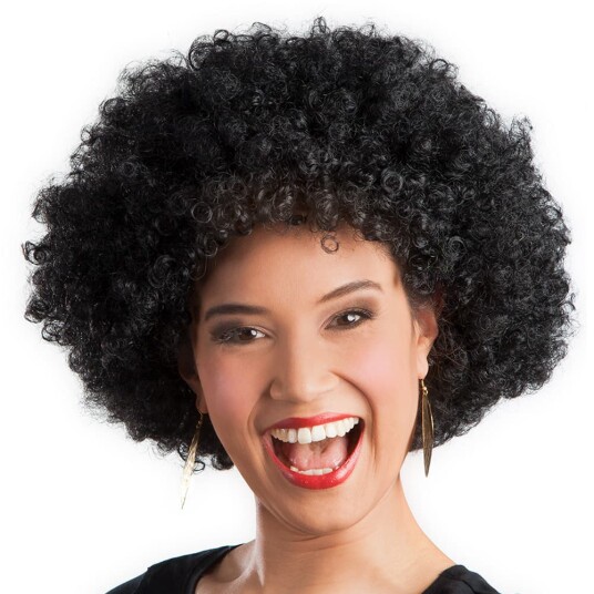 Boland Parykk Afro Sort