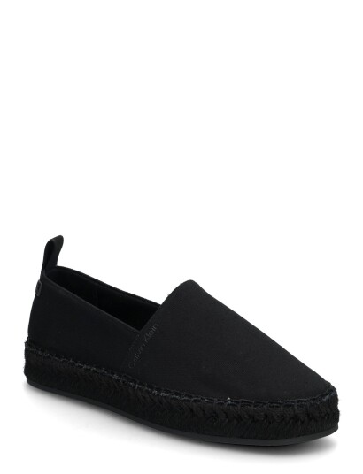 Calvin Klein Oblique Espadrille Canvas Black 39