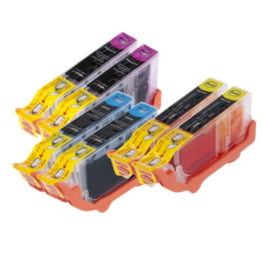 inkClub KCB43-6 Multipack, 6 blekkpatroner, 2x(C/M/Y)