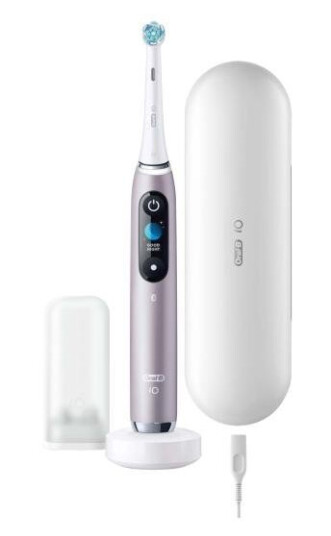 Oral-B iO Series 9 Elektrisk Tannbørste Rosa med Bluetooth og USB-lading Oral-B iO Series 9 Elektrisk Tannbørste Rosa med Bluetooth og USB-lading