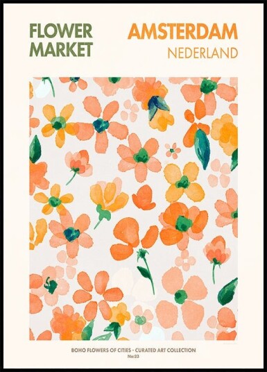 “Vibrant Blooms” Poster Plakat / 100x150cm
