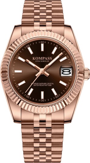 Kompass Santorini Sapphire Steel Rose Brown