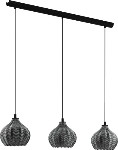Eglo Tamallat Langbord 3Xe27 Ø230 Sort