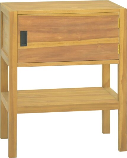 vidaXL Baderomsskap 60x40x75 cm heltre teak