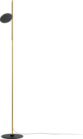 Kimia Gulvlampe Sort / Satin Gold Kimia Gulvlampe Sort / Satin Gold
