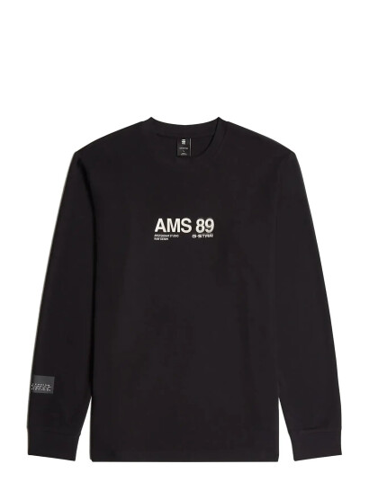 G-Star Ams 89 L\S R T - Black - L