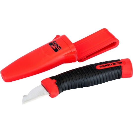 Bahco 2446 Elektrikerkniv for Høyrehendte med Spesialsliping