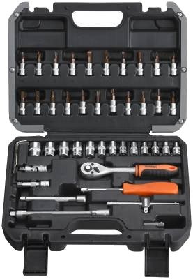 Harden Pipenøkkelsett 1/4" 46 Deler