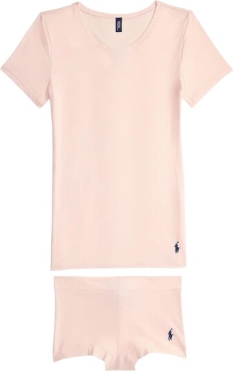 Polo Ralph Lauren Intimates Shirt & T Shirt Set Pink M