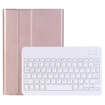 Samsung Galaxy Tab S8 Etui med Bluetooth tastatur Roségull