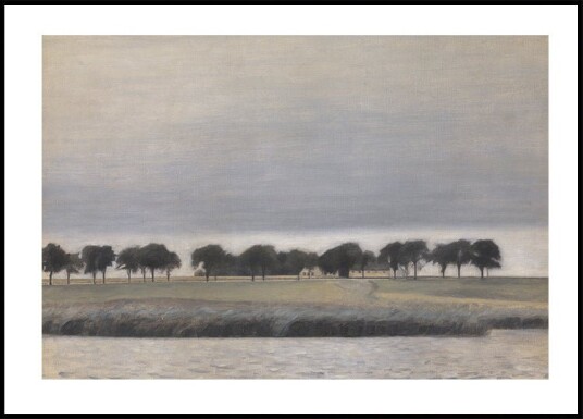 Study for Solregn Gentofte Sø Plakat Plakat / 100x150cm