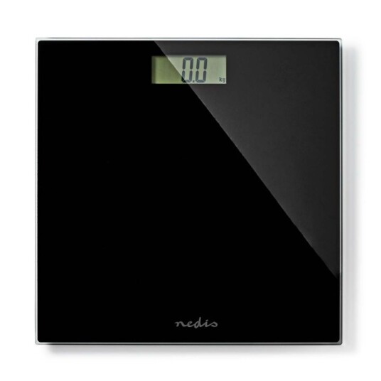 Nedis Personvekt | Digital | Sort | Herdet Glass | Maksimal vekttrykk: 150 kg Nedis Personvekt | Digital | Sort | Herdet Glass | Maksimal vekttrykk: 150 kg