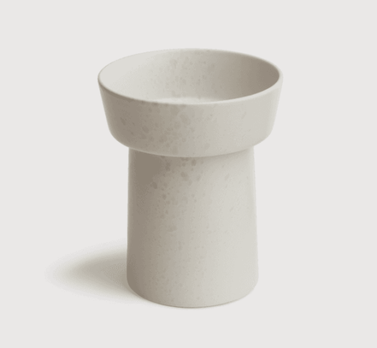 Kähler Ombria Vase Marmorhvit H20