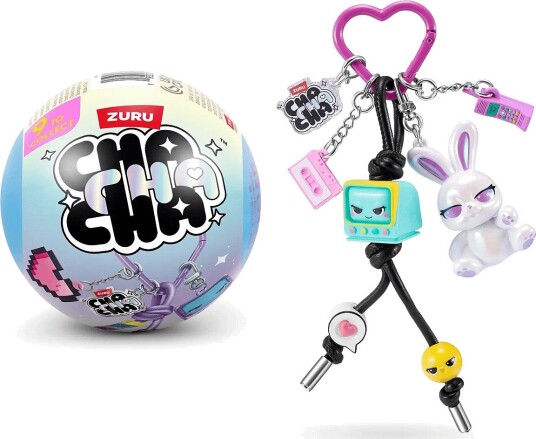 Cha Cha Cha Cha Cha Cha Charms Keychain - MULTI - One Size