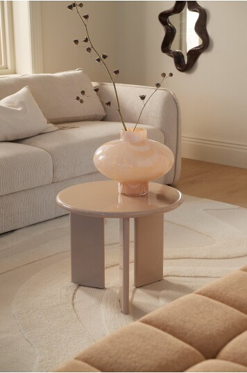 Ellos Home Salongbord Alinda Ø 50 cm Beige