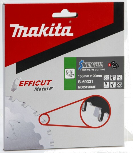 Makita B-69250 Sirkelsagblad - 48T, tynt metall