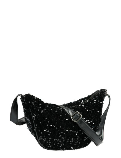 Pieces Pckam Amanda Sequins Bumbag Bc - Black - ONE SIZE