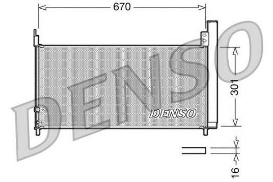 Kondensator DENSO DCN50037 Kondensator DENSO DCN50037