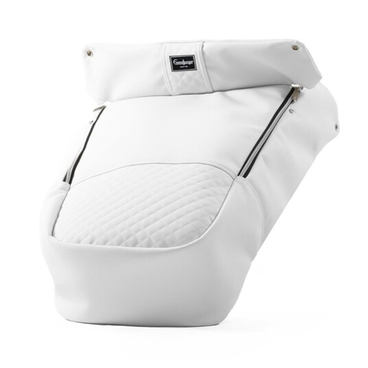 Fottrekk Emmaljunga ERGO/FLAT LUX White Leath.