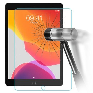 iPad 10.2 2019/2020/2021 Beskyttelsesglass 9H, 0.3mm Klar