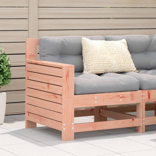 Hagesofa med armlene 69x62x70,5 cm heltre douglasgran 844886
