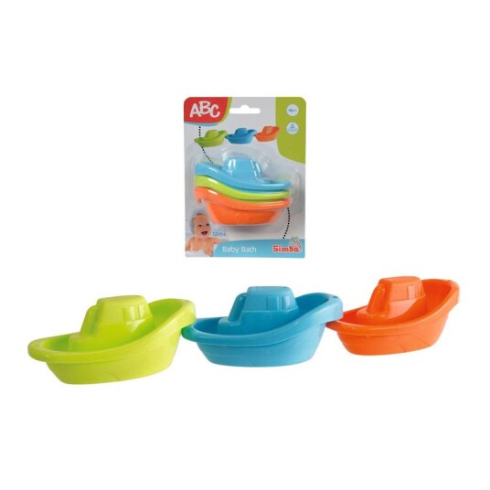 ABC Baby Badeleke 3-Pakning Båter ABC Baby Badeleke 3-Pakning Båter