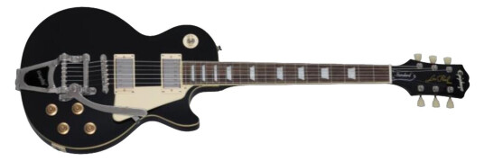Epiphone Exclusive Les Paul Standard 50s Ebony, Bigsby W/premium Gig Bag