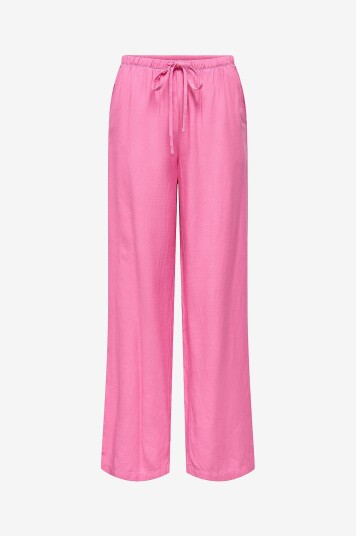 JDY   Bukser Jdycaya Linen MW Pant Wvn Noos   Rosa