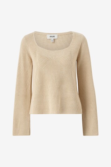Vero Moda Genser vmGinger LS Knit Beige