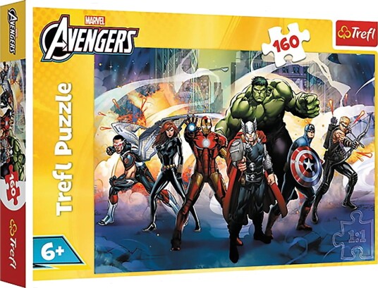 Trefl Pappussel 160 Bitar Marvel The Avengers Multi/Patterned One Size