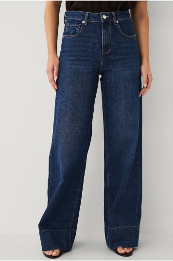 Ellos Collection Jeans med høy midje Blå