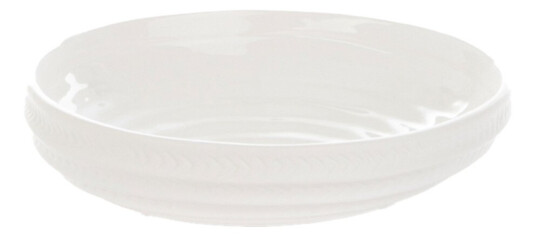 Sögne Home   Stella Skål rifflet liten 19 cm hvit