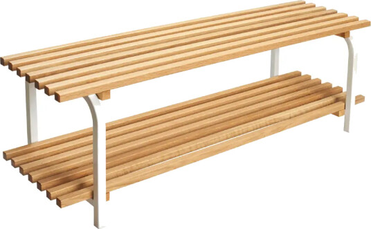 Essem Design Sara Skohylle fristående 120 cm Eik Hvit